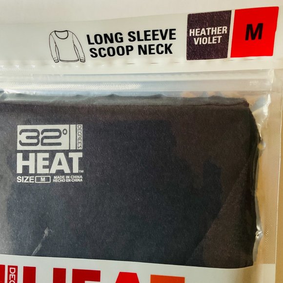 32 DEGREE HEAT Women's Long Sleeve Scoop Neck Top NIP - Picture 2 of 6